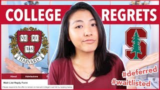 🚫My College Application REGRETS Why I Got Waitlisted at Harvard Stanford Yale  Katie Tracy [upl. by Otipaga]