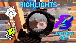 SIEGE IS BACK New G2 vs M80  HIGHLIGHTS  Group Stage  Gamers8 2023  R6 Esport [upl. by Marlena]