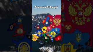 Coat Arms Of Europe europe map mapping mapper europe shorts [upl. by Guenzi]