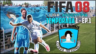 LA ODISEA  Alianza Cutral Có  FIFA 08 Liga Argentina  T1 01 [upl. by Odlavu]