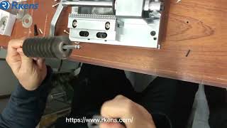 How to use 25420127mm pitch pin header cutter machine [upl. by Atiraj]