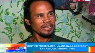 Rustico Torrecampo unang nakaknockout kay Pacquiao noong 1996 [upl. by Elvina]