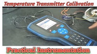 How to calibrate Temperature Transmitter by HART 475 K type thermocouple connection with Tansmitter [upl. by Whang]