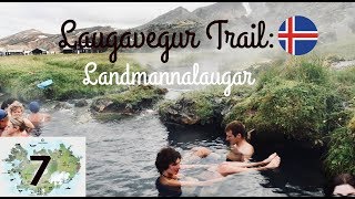 Icelands Laugavegur Trail Camp at Landmannalaugar Ep 1 [upl. by Ahsilef510]