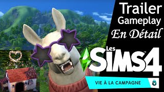 Vie à la Campagne  Trailer Gameplay en Détail   Les Sims 4 [upl. by Kisor927]