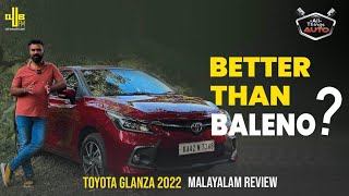 Toyota Glanza 2022 Malayalam Review  Better Than Baleno [upl. by Fonville]