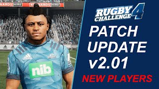 RUGBY CHALLENGE 4 UPDATED PLAYER FACES Update 201 [upl. by Conant]