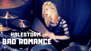 Halestorm  Bad Romance Lady Gaga  DRUM COVER GANI DRUM [upl. by Yma]