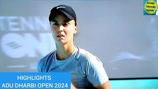 ANHELINA KALININALIUDMILA SAMSONOVAHIGHLIGHTS ADU DHABI OPEN 2024 [upl. by Reffinej239]