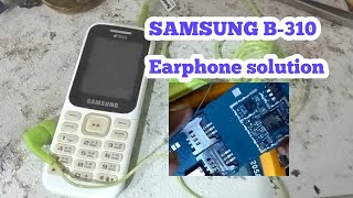 Samsung B310 earphone headphone not working solution [upl. by Llerot]