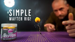 SIMPLE WAFTER RIG For Catching MORE Carp How To Tie A Wafter Rig  Mainline Baits Carp Fishing TV [upl. by Ecirtahs]