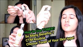 How to Use a TONER  Several Benefits of Toner For your skin [upl. by Zadack]