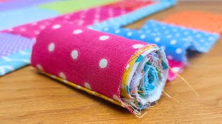 Quick Way to Sew the MOST Beautiful Quilt No Pattern Plus My 1 Tip to Organize Fabric Scraps [upl. by Ytsud]