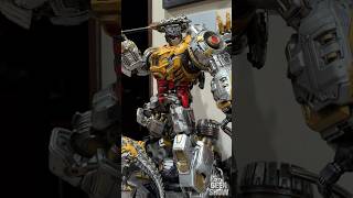 GRIMLOCK TRANSFORM Self Transforming Grimlock meets Highly detailed Grimlock statue [upl. by Ioves611]