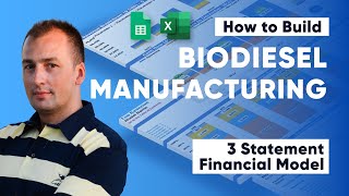 How to Build a Biodiesel Manufacturing 3 Statement Financial Model In Excel [upl. by Lehte]