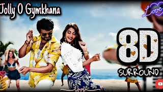 Jolly O Gymkhana 8D Song  Beast  USE🎧HEADPHONE  FBE  Vijay Pooja Hegde LikeShareSubscribe [upl. by Aerdma208]