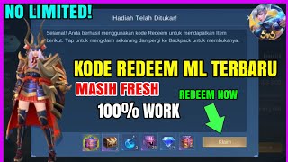 New Code Redeem Mobile Legends Today 1 September 2024 kode Redem ml today  code redeem mlbb 2024 [upl. by Gnohp822]