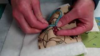 How to Tie a Quilt Tutorial [upl. by Elata446]