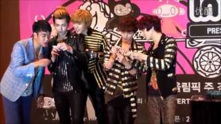 Fancam 120817 EXO Kris Lay Suho Chanyeol  SMT Welcome Party Kris held Lays hand at the end [upl. by Anoval]