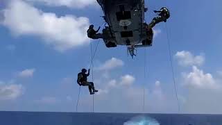 Helicopter Rappel Training [upl. by Ennairac]