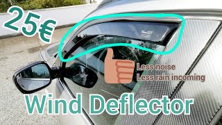 Windabweiser für Auto Fenster Climair Heko Wind Deflector BMW X1 E84 [upl. by Nelyak]