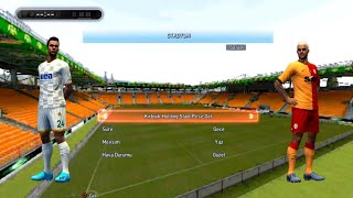 PES 13 TRANSFER YAMASI 2024  Trendyol Süper Lig 32 Hafta alanyaspor vs galatasaray [upl. by Kcira]