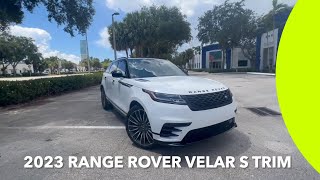 2023 Range Rover Velar S Trim Drive amp Review [upl. by Doak]