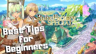 Rune Factory 4 Special The BEST Tips and Tricks for NEW PLAYERS [upl. by Anon]