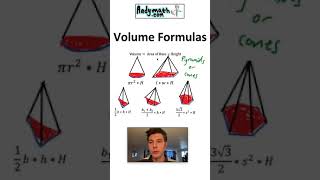 Volume Formulas Explained Shorts [upl. by Mit223]