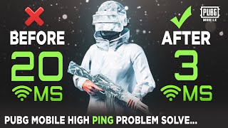 PUBG Mobile High Ping Problem FIX 2023  How To Solve High MS Issue BGMI  HUNZER [upl. by Nitnilc]