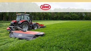 Vicon EXTRA 332XF  EXTRA 336 plain disc mowers EN [upl. by Ahsineg548]