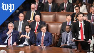 House Republicans walk out of chamber as Gaetz speaks [upl. by Lleraj407]