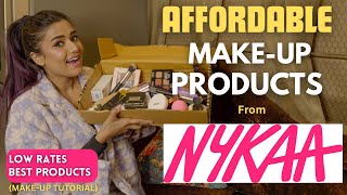 Full Makeup Tutorial for beginners  Affordable branded makeup kit from Nykaa  gimaashi [upl. by Anikahs162]