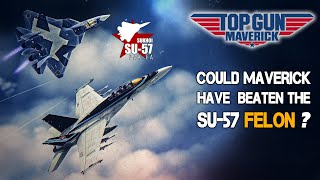 Could Mav Have Beaten The Su57 Felon   FA18 Super Hornet Dogfight  Top Gun 2 Maverick  DCS [upl. by Vinnie257]