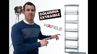 COLUMNA EXTRAÍBLE HAFELE 5 CANASTOS [upl. by Ennaegroeg]