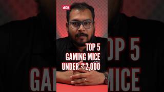 Top 5 Gaming mice under ₹2000 in India gaming gamingmouse pcgaming [upl. by Searle]