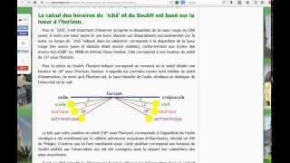 Explication temps horaires des prières Fajr Aube Calendriers Prières islamms [upl. by Mirth]