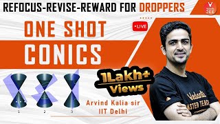 Conics  One Shot  RefocusReviseReward  Arvind Kalia Sir  Vedantu [upl. by Jamill302]