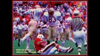 1984 FSU VS Miami a Seminole Classic [upl. by Lienad17]