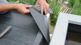 Topskin EPDM binnenhoek geknipt [upl. by Sirac]