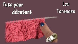 Tuto tricot  Apprendre à faire des torsades [upl. by Rinee]