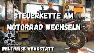 BMW F800GS  Steuerkette am Motorrad selbst wechseln  Timing Chain replacement [upl. by Enimajneb918]