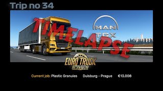 ETS 2  Trip no 34  Duisburg  Prague  Timelapse [upl. by Kaiser]