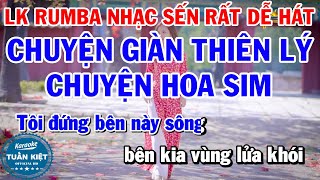 Karaoke Liên Khúc Nhạc Vàng Rumba Ai Cũng Hát Được  Chuyện Giàn Thiên Lý  Chuyện Hoa Sim [upl. by Jacobs]