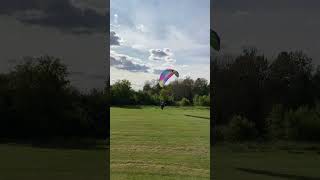 Paramotor backpack takeoff [upl. by Ashbaugh]