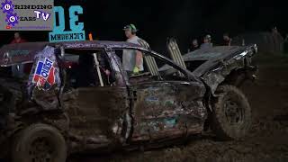 2024 Webster Demolition Derby  Youth Fullsize CARNAGE CAM [upl. by Nnaillek430]