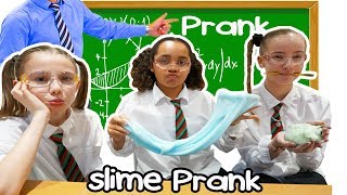 TIANAS SLIME PRANK IN SCHOOL CLASSROOM [upl. by Aliuqa]