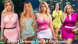 20 Short Dresses Every Young Woman Needs From Parties to Casual Chic [upl. by Nylecoj]