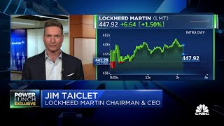 Lockheed Martin CEO Jim Taiclet on strong demand for defense [upl. by Nilpik305]