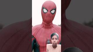 Iron Man Aasman Se Gir Gaya😱😱😱😱shorts iroman marvel spiderman ruturajvfx [upl. by Euqinotna]